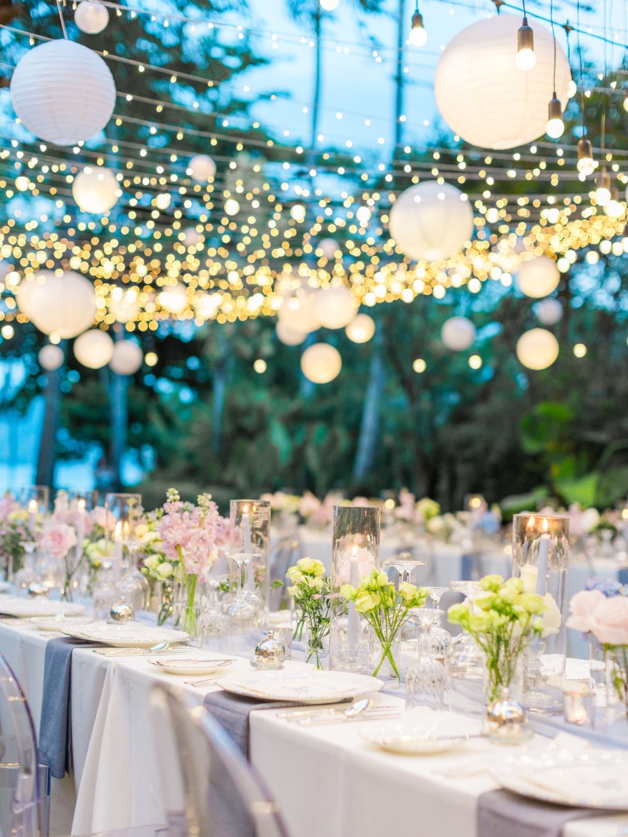 Otherworldly floral-obsessed Phuket wedding in a wash of pastels