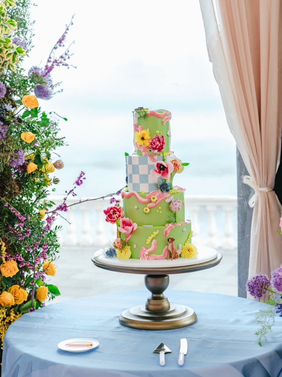 Vibrant and quirky wedding that redefined the custom cocktail