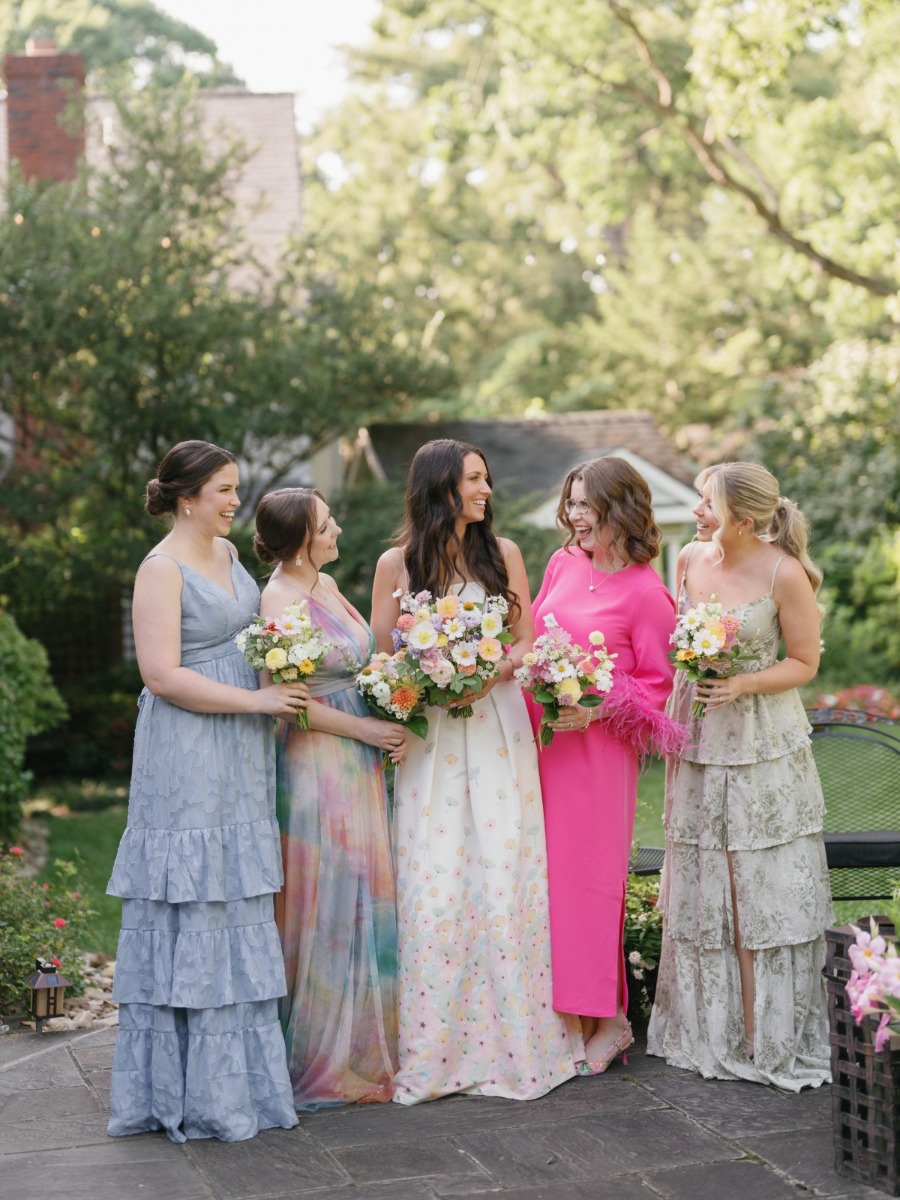A professional planner hosted her own $50,000 backyard wedding