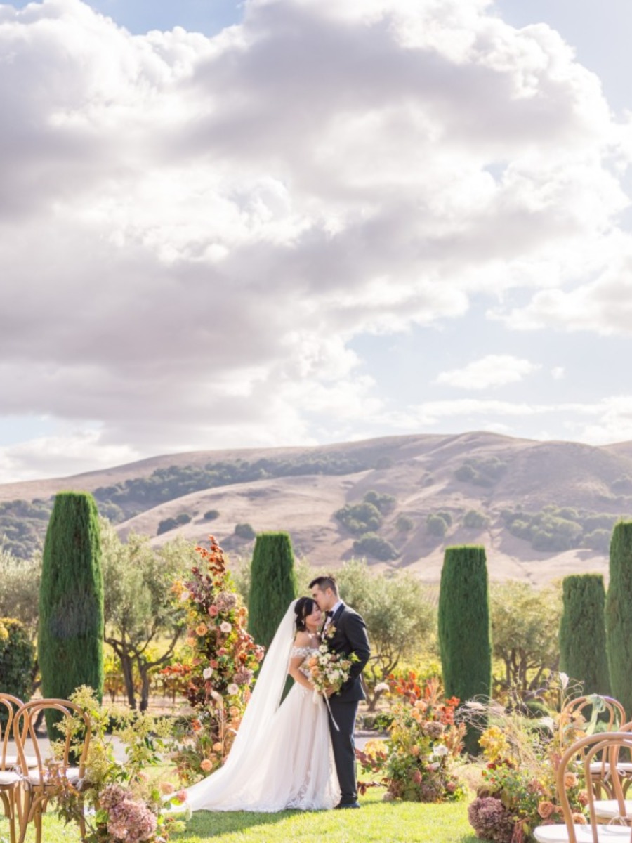 This wedding planner had 3 priorities for her own moody fall wedding
