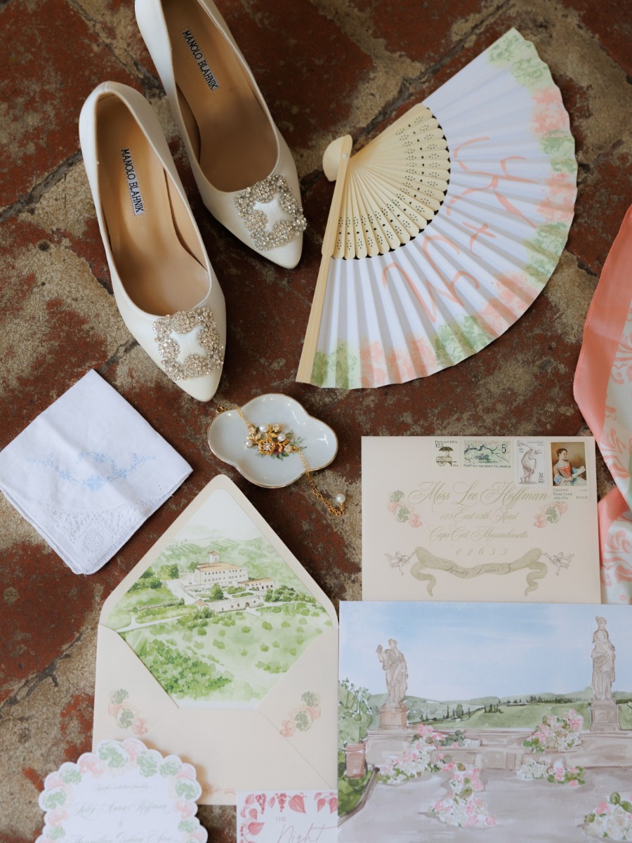 A Fresco-Filled Florence Wedding Straight Out of a Fairytale