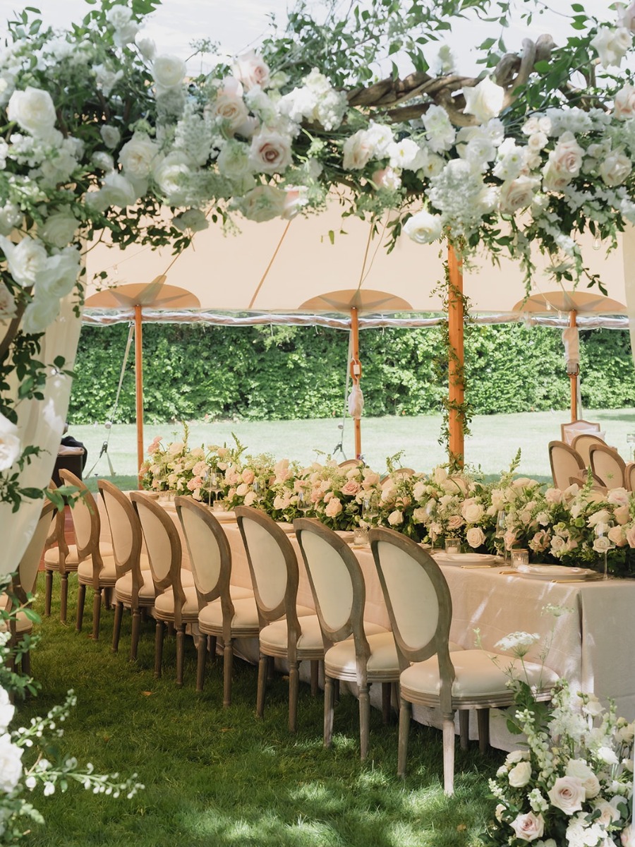 Charming garden wedding with a picture-perfect tented reception