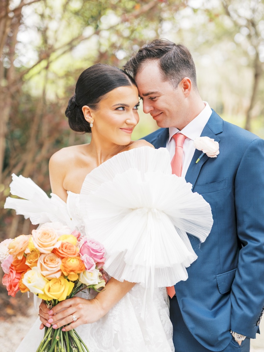 Vibrant wedding weekend with the most beautiful gown and flowers