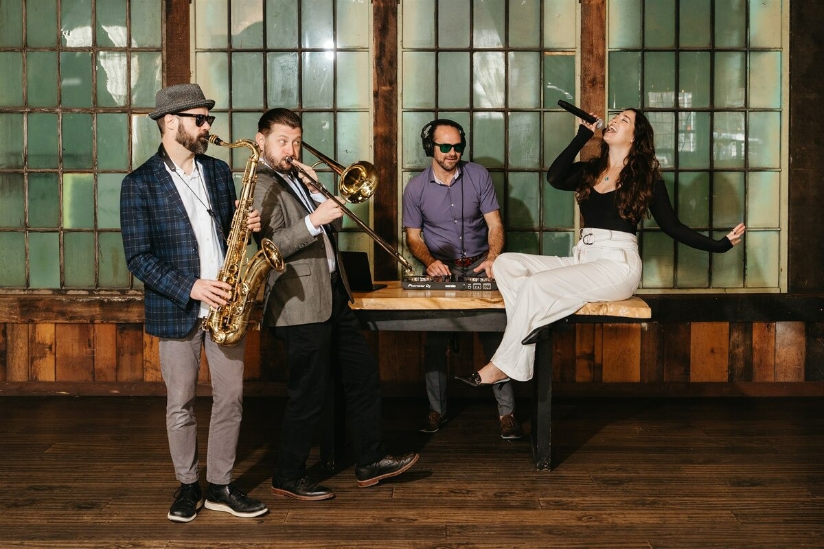 best wedding band in Seattle: Blue Wave Band